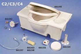 Flush button C2/3/4 white