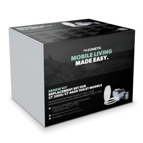 Renew Kit, WC seat and lid, flush ring cover, fekalientank and PowerCare Tab