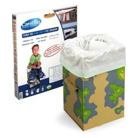Foldable toilet kit in cardboard from Cleanis