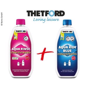 Thetford Promo Duopack 0,78l Aqua Kem Blue + 0,78l Aqua Rinse