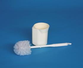 Toilet brush with holder