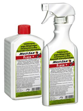 MultiSan Flush + toilet spray, 500ml