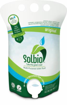 SOLBIO 4 i 1 multifunktionel toiletvæske - 800 ml