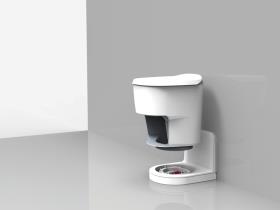 Clesana C1 - vandløst toilet med L-adapter