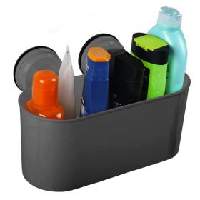 Storage box with 2 suction cups up to 6kg, anthracite