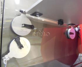 Suction holder with table holder rail