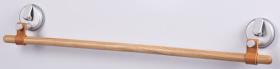 HOLIDAY TRAVEL - Bamboo and imitation leather towel rail