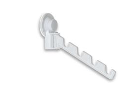 Clothes hanger bar with suction cup, 199 x 62 x 172 mm