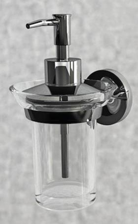 Soap dispenser / chrome plated / 99x125x118mm