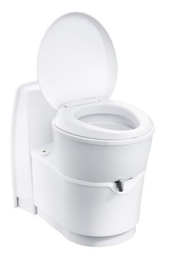 Cassette toilet C223-CS, electrical flushing white 18