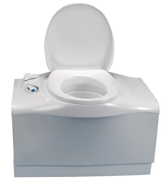 Kassette toilet C 403 L, elektrisk, hvid, højre