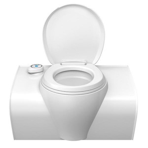 Bank toilet C503-L electric, white Control opening left