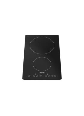 Induktions komfur med 2 plader, 230V, sort