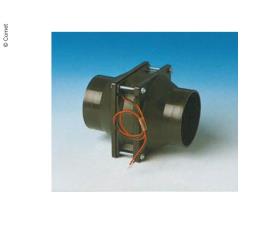 Pipe fan for existing heating systems for 60mm hoses