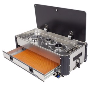 SL1350.LC/LL Slideout gas cooker, 3-flame