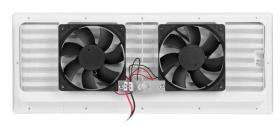 Ventilationsgitter med 2 ventiler