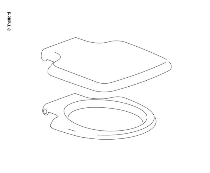 WC-Sitz m.Deckel45/65weiß