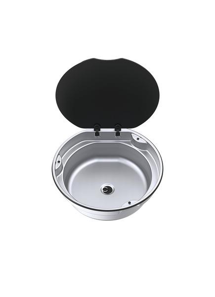 Sink rustfrit stål ø405 x H145mm, rund, 7,4 liter