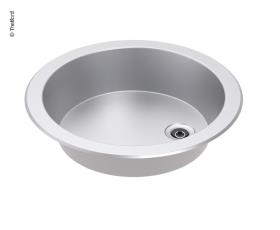 Sink rustfrit stål rundt ø461 x H127mm, 12.9L
