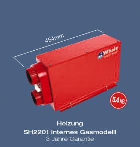 Webasto inbuilt gas heater 2KW