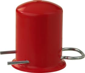 Protective cap for gas cylinders