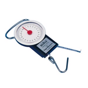 Gas cylinder spring scale (measuring range up to 22 kg)
