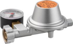 Pressure reducer 50mbar with manometer, type Switzerland