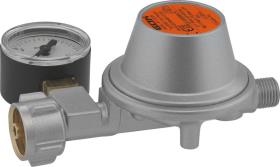 Pressure reducer with manometer, 50mbar