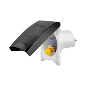 Truma gas fuse socket, black