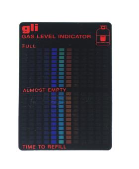 Level indicator for gas cylinder
