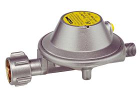 Gas regulator 8 mm without manometer, gas cylinder
