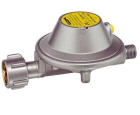 Gas regulator 8 mm with manometer, gas cylinder