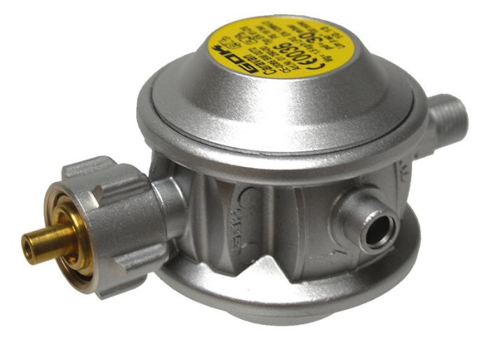 Gas regulator 1,5 kg uden trykmåler, 30 mbar