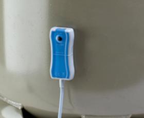 Gas cylinder level sensor blue/grey