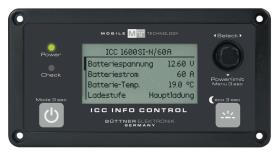 ICC Info Control Panel 130x70x35 mm