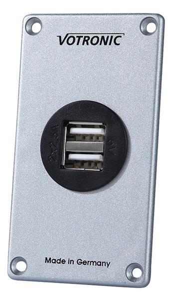 USB dobbelt oplader 5V / 2.5A