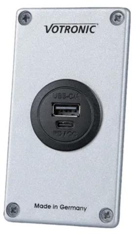 USB-A/C Ladepanel S