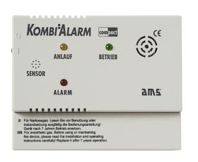 AMS gasalarmanordning Kombi Compact til KO / LPG 12V