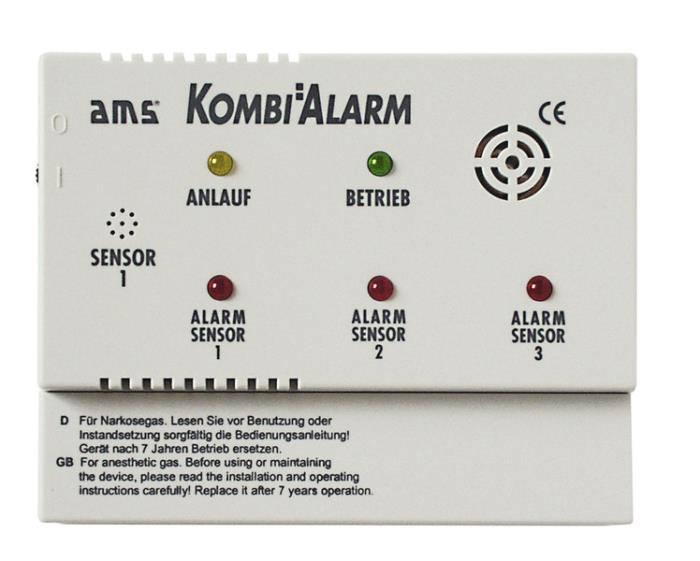 AMS gasalarm enhed combi arm - system 12V