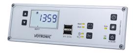 Solar computer with LCD combination panel