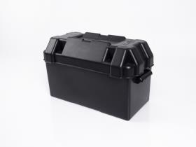 Batterikasse sort, 20x41x20cm