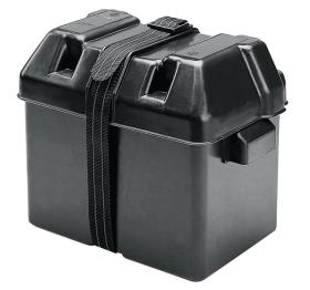 Battery box 34x19x22cm, grey