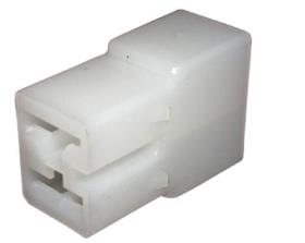 Plug-in housing 6.3mm 2-fold