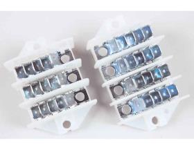 Distributor strip 1x5 SB 6.3 loose