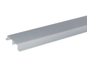 Double cable duct 12mm, rod 2m, light grey