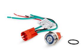 LED-Schalter silber 15A