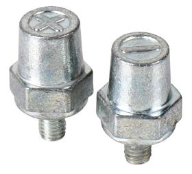 Batteripol M8, 2 stk., M8 gevind