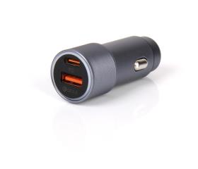 Dobbelt USB-oplader til bilens cigarettænder