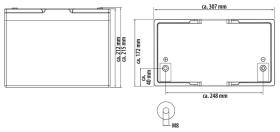 LiFePO4 Batterie MC-LB100