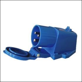 CEE surface-mounting plug + cover